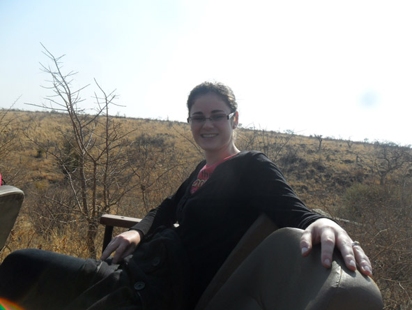 Jenieen van der Heever - on safari in Madikwe Game Reserve